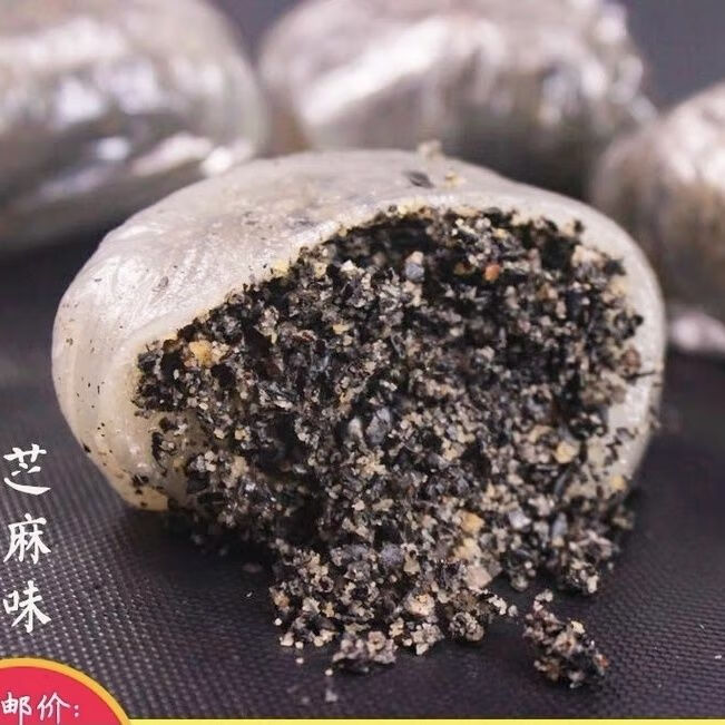 福建永春闽南特产 手工糍粑芝麻苔味麻薯麻糍糯米团盒装干吃汤圆 海苔