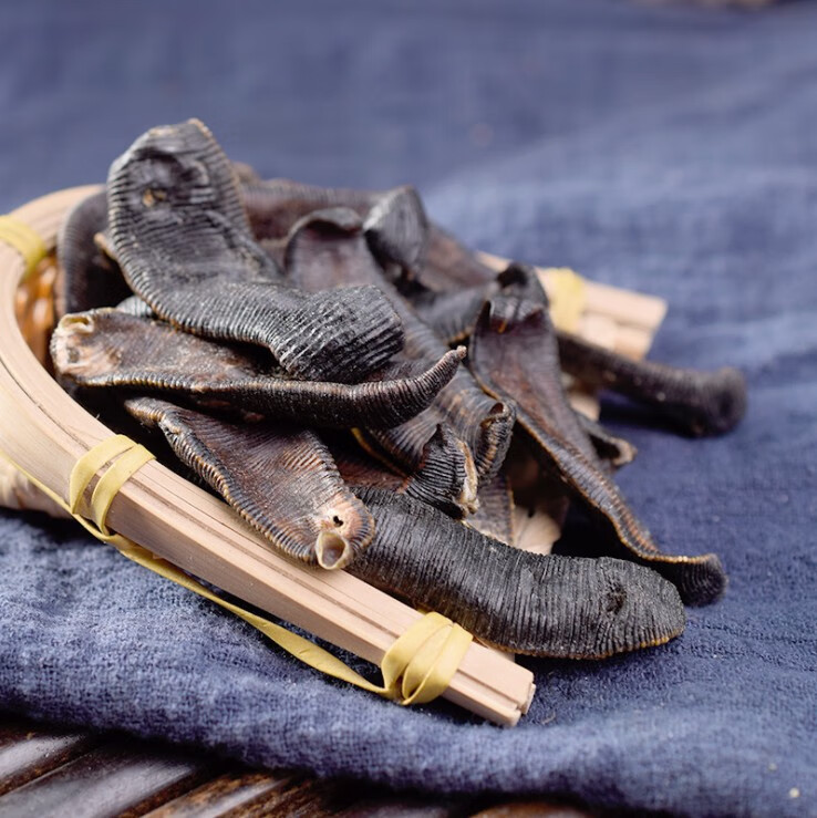 北京同仁堂 新货特级水蛭中药材 清水宽体金线水蛭干货蚂蟥水蛭 小