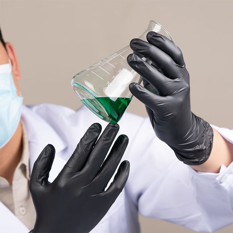 适用于 hongray鸿锐一次性pvc多用途手套 橡胶丁腈 抗病毒加厚 蓝紫色