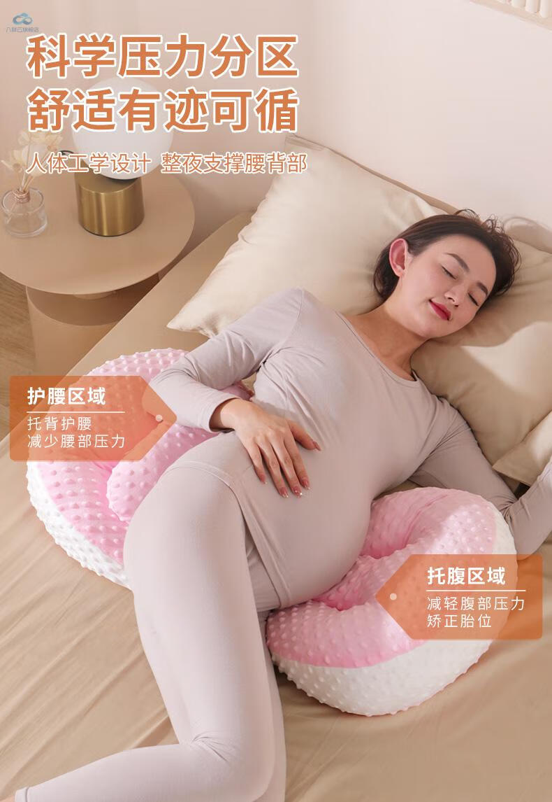睡觉腰枕的正确垫法图图片