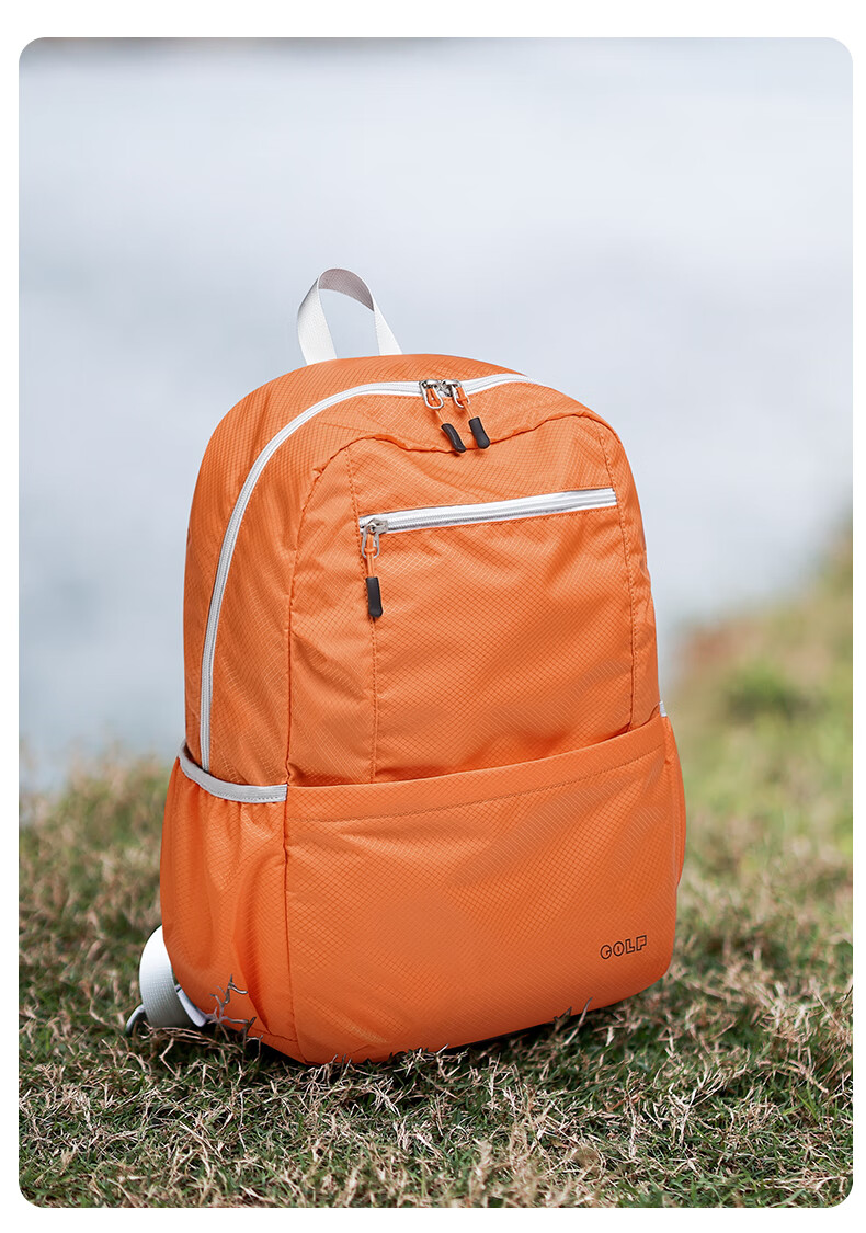 GOLF Foldable Backpack for Women And Men, Lightweight Water-Resistant Travel Bag, Outdoor Hiking Sports Fitness Pack 29