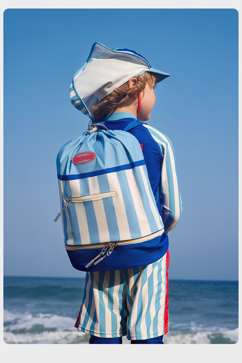 Kocotree Children's Swim Bag with Dry And Wet Separation Storage, Boys And Girls Sports Portable Backpack, Large Capacity Watermelon Desig 24