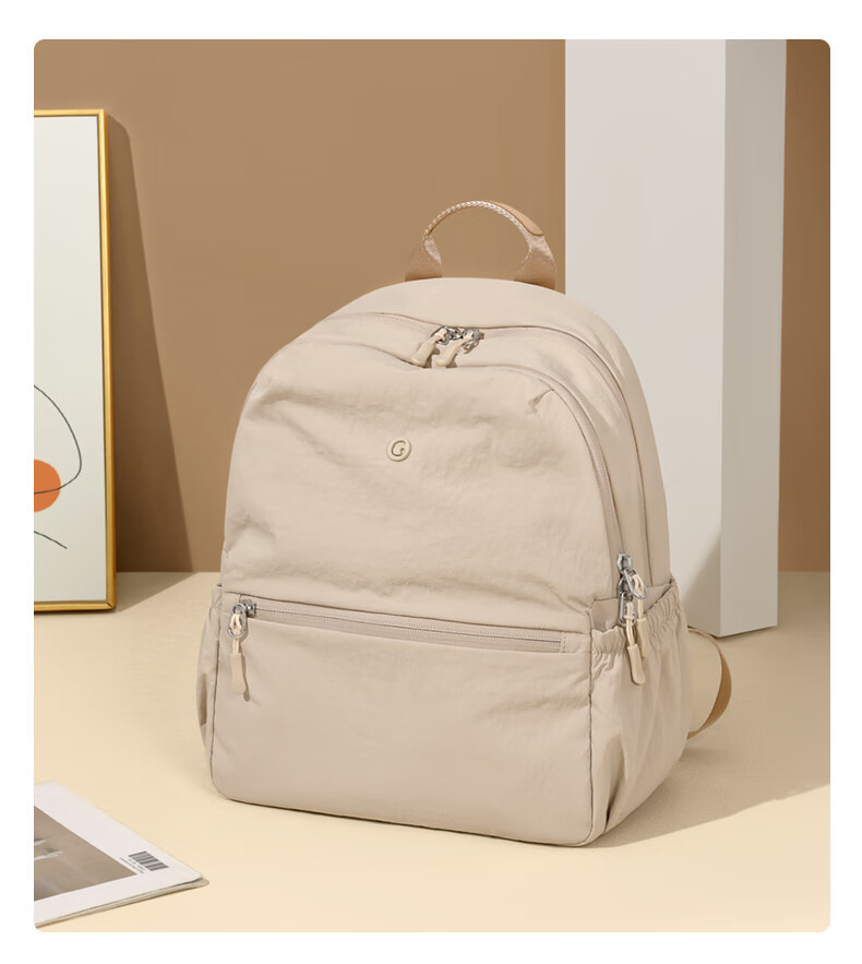 GOLF Backpack for Women, Casual Backpack, Student Schoolbag, IPad And Laptop Bag, Versatile Commuter Bag, Women's Handbag, Travel Bag 19