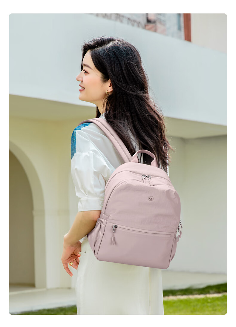 GOLF Backpack for Women, Casual Backpack, Student Schoolbag, IPad And Laptop Bag, Versatile Commuter Bag, Women's Handbag, Travel Bag 8