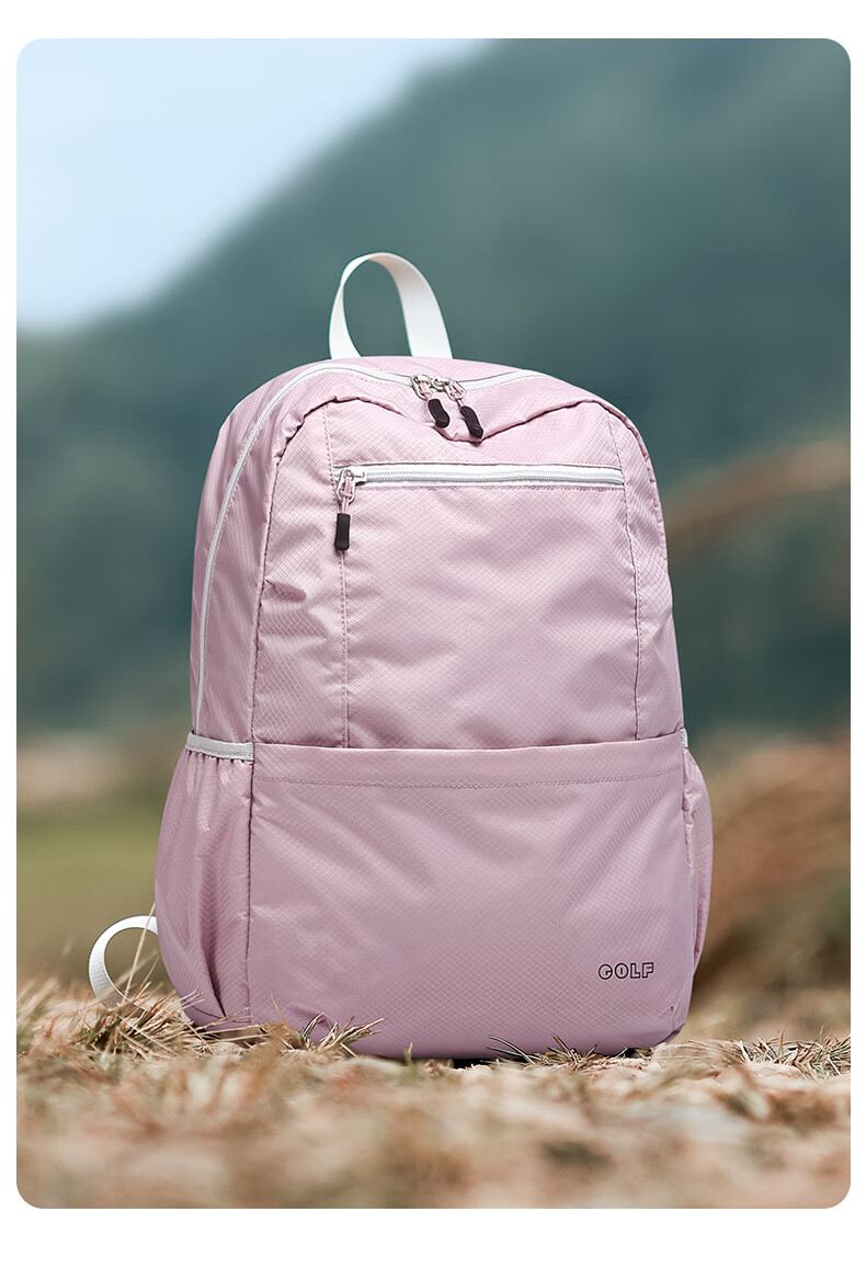 GOLF Foldable Backpack for Women And Men, Lightweight Water-Resistant Travel Bag, Outdoor Hiking Sports Fitness Pack 30