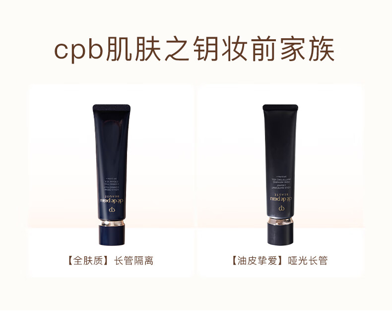 肌肤之钥（CPB）【三八节抢先购】光凝润采妆前乳长管短管隔离油皮干皮防晒霜 【全肤质】长管隔离37ml