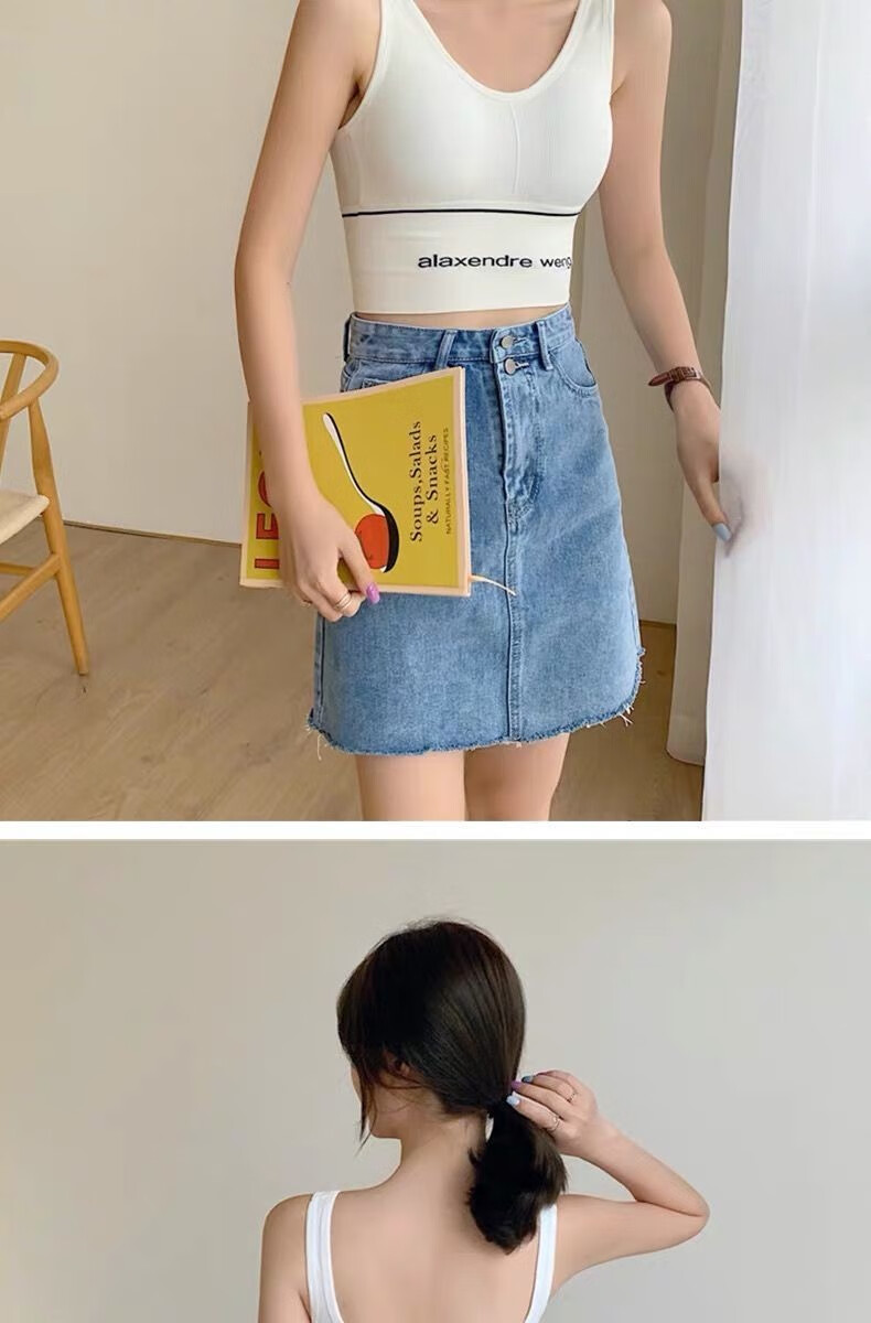 卡卡美背吊带小背心女网红同款大型打底内搭外穿裹胸抹胸无钢圈内衣