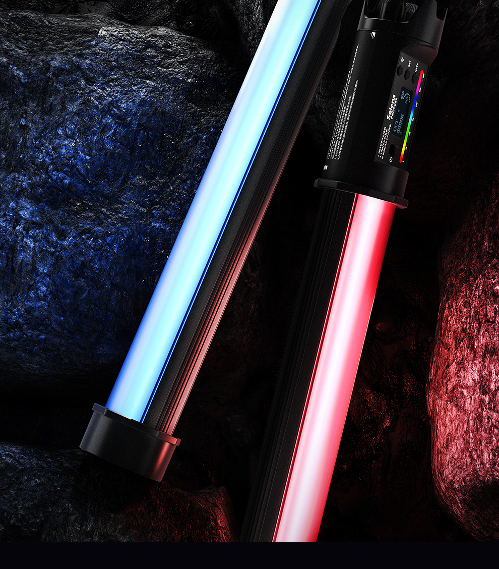 selens rgb棒灯手持摄影便携全彩打光灯多场景led补光灯棒灯便携式