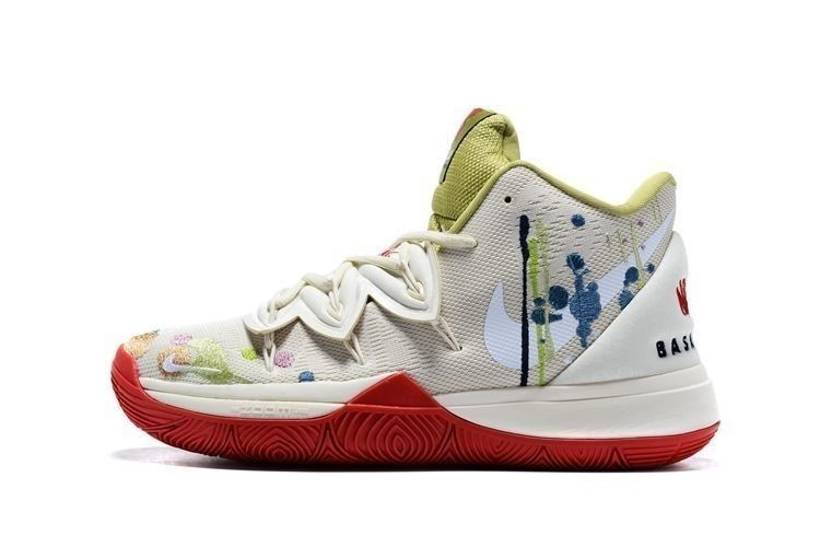 官方旗舰欧文5代七彩上帝之眼老友记黑人月曼巴彩虹实战气垫篮球战靴