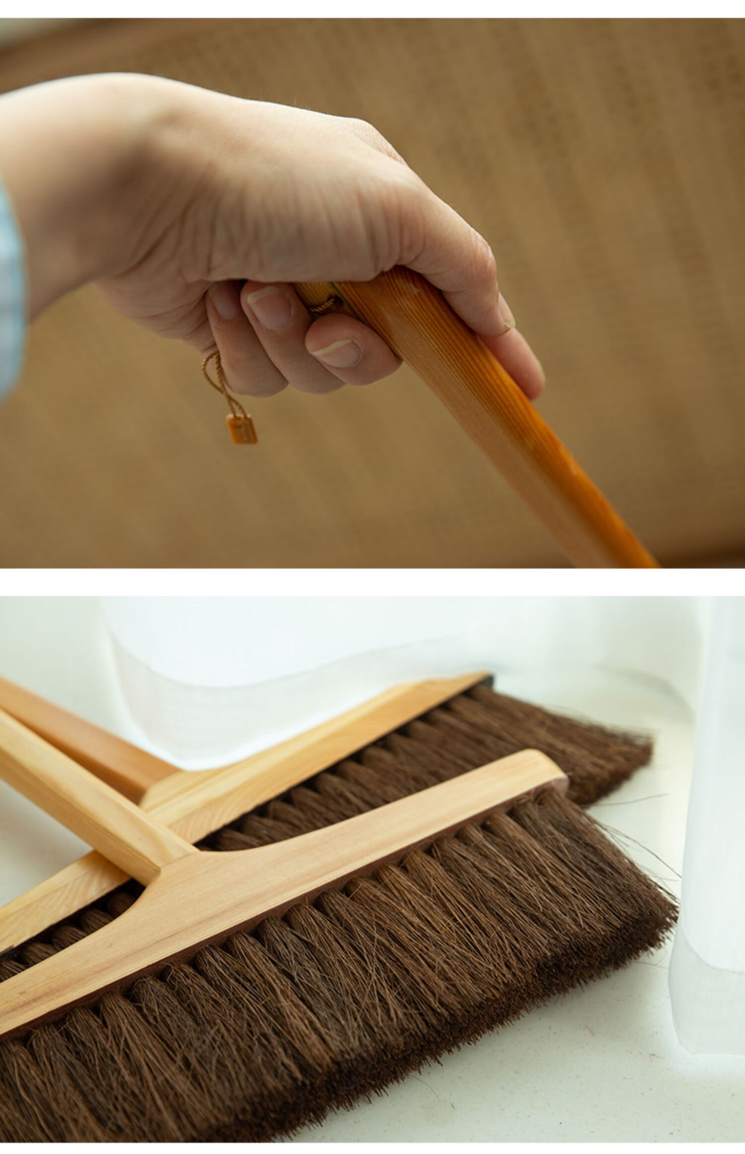 乐骏维棕榈扫把椰棕扫把扫帚家用木地板瓷砖清洁除尘神器天然笤帚套装