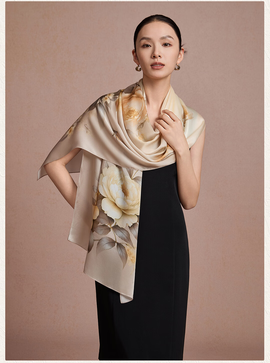 Shanghai Story [Upgraded 30% Encryption] Pure Silk Scarf Gift Box Mulberry Silk Shawl Birthday Gift for Mom Women 2