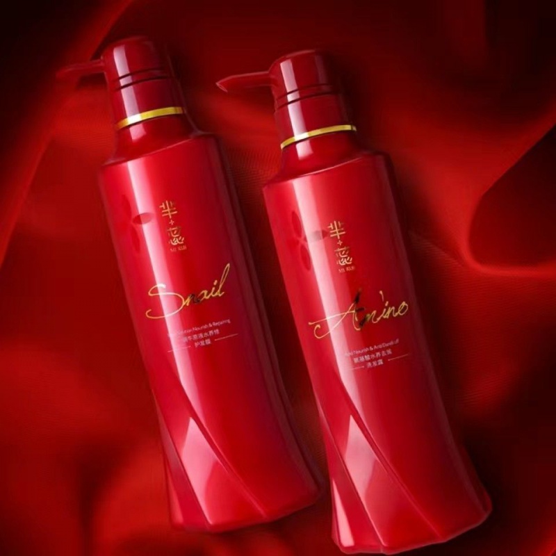 伊夏rui芈蕊水养高端洗护 修护顺滑500ml大容量洗露 1瓶护发膜500ml