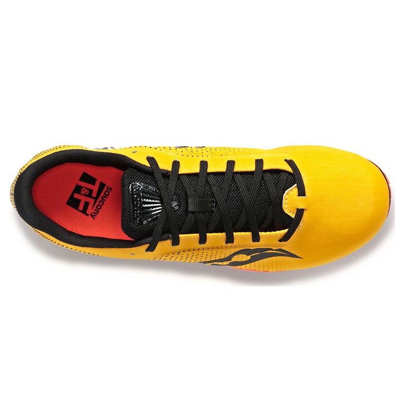 买手代购索康尼saucony spitfire 5男款缓震透气轻质赛场田径专用钉鞋