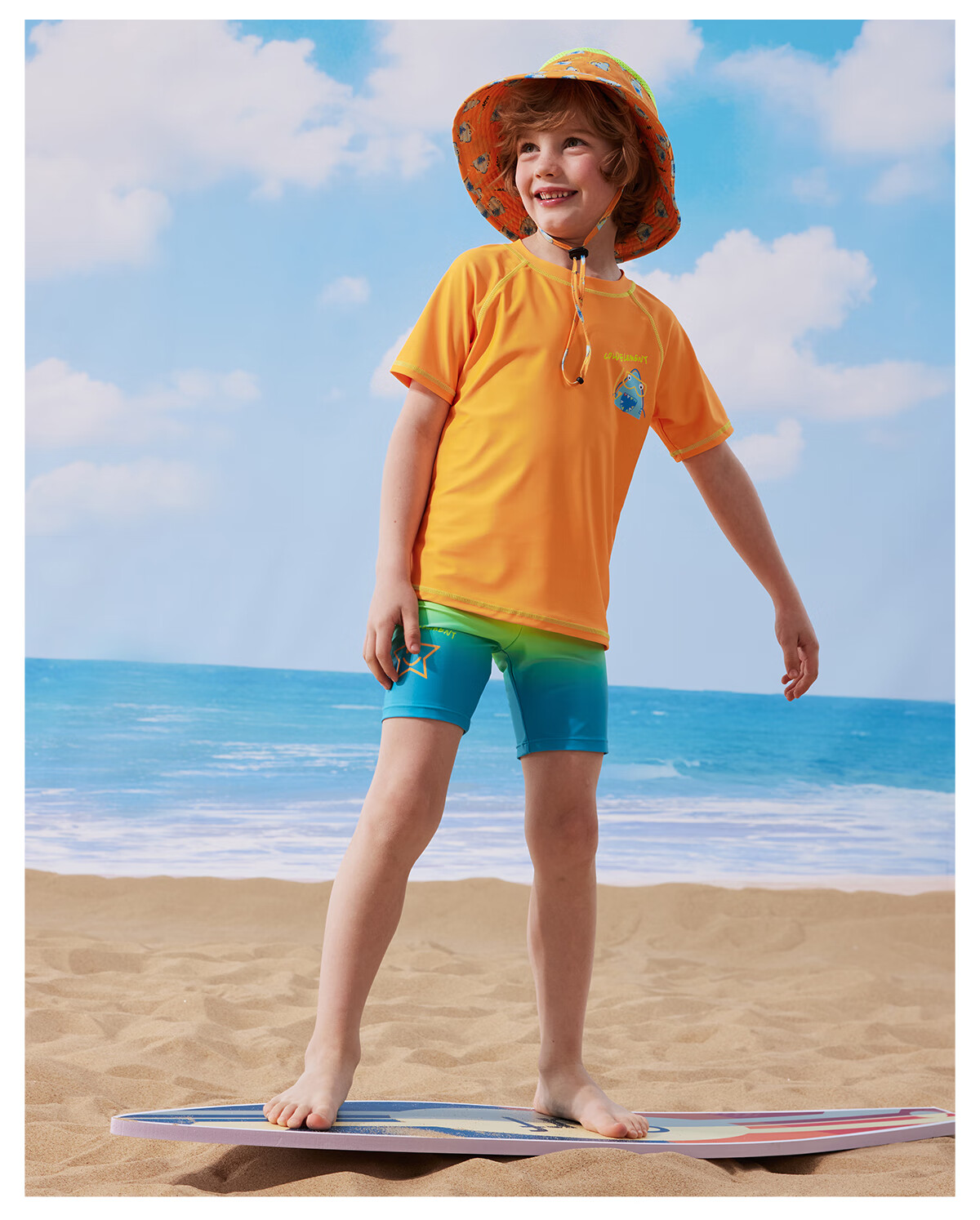 Cold Element Kids Two-Piece Swimwear Boys Quick-Dry Short Sleeve Summer Large Children Swimsuit New Arrival 8