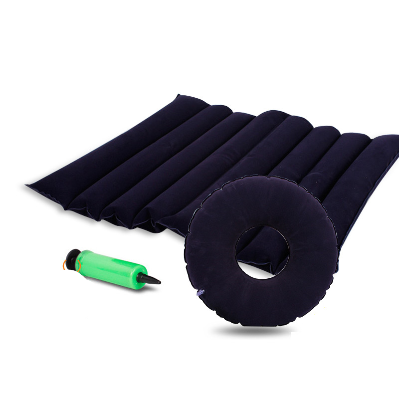 鱼跃牌yuwell防褥疮充气式坐垫方圆形植绒轮椅垫气垫圈痔术后办公室