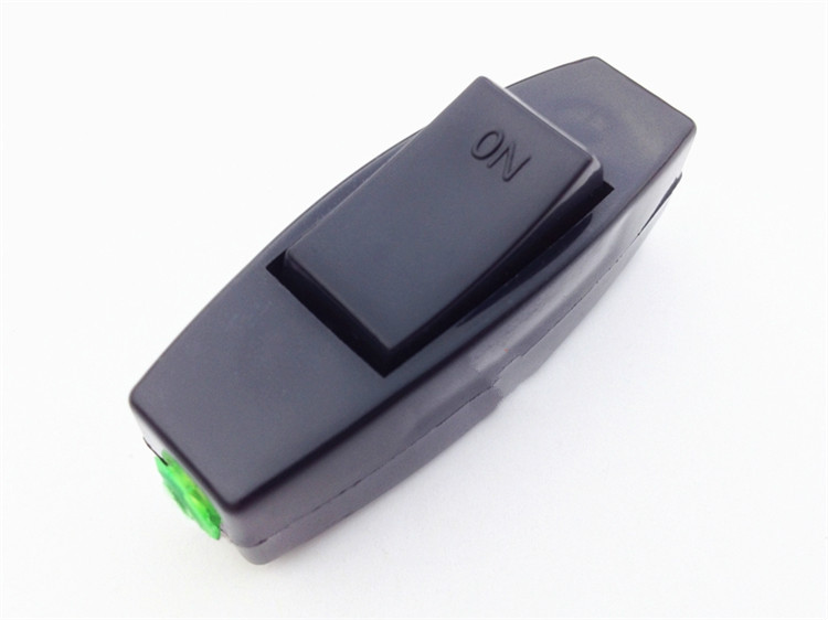 老式开关 白色迷你单手捏开关 中途开关按钮线上吊扇小型开关【图片