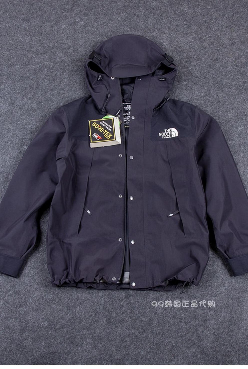 韩国thenorthface/北面1990男女冲锋衣gtx防风防水gore-tex外套 雪山