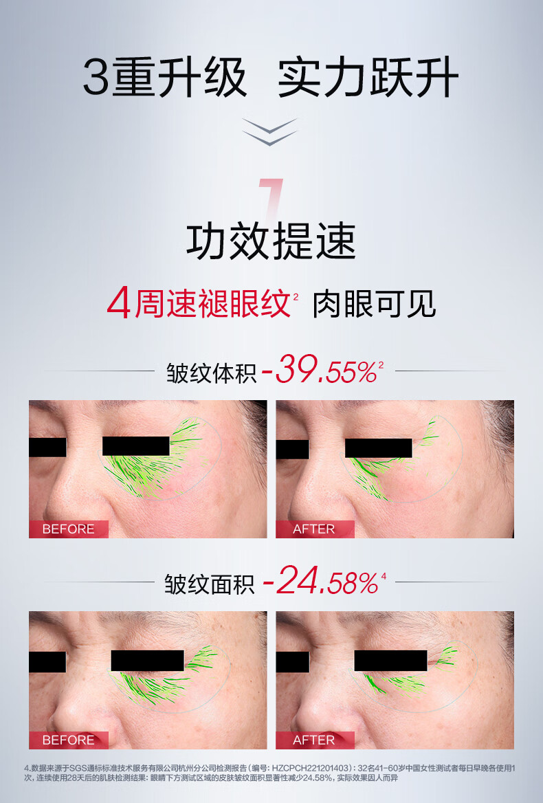 珀莱雅红宝石冰陀螺眼霜2.0 淡纹抗皱 护肤品生日礼物 生日礼物 【速褪眼纹】红宝石眼霜20g