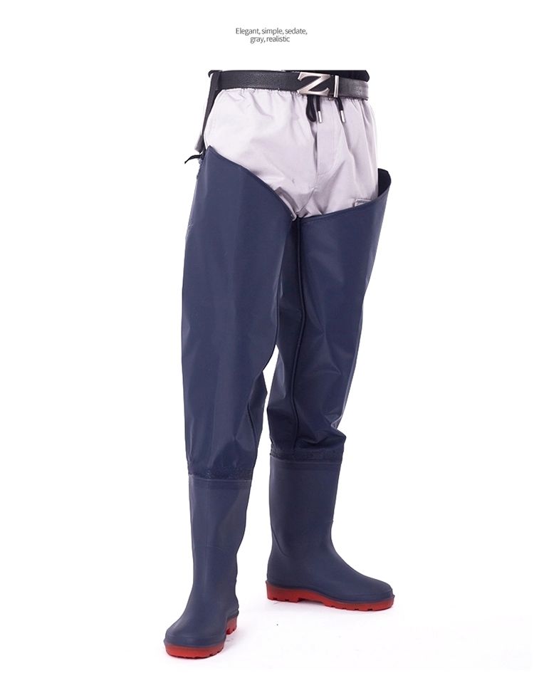 【 ybzhnzr】加长过膝雨鞋高筒雨靴80公分软底水稻田插秧防滑捕鱼鞋