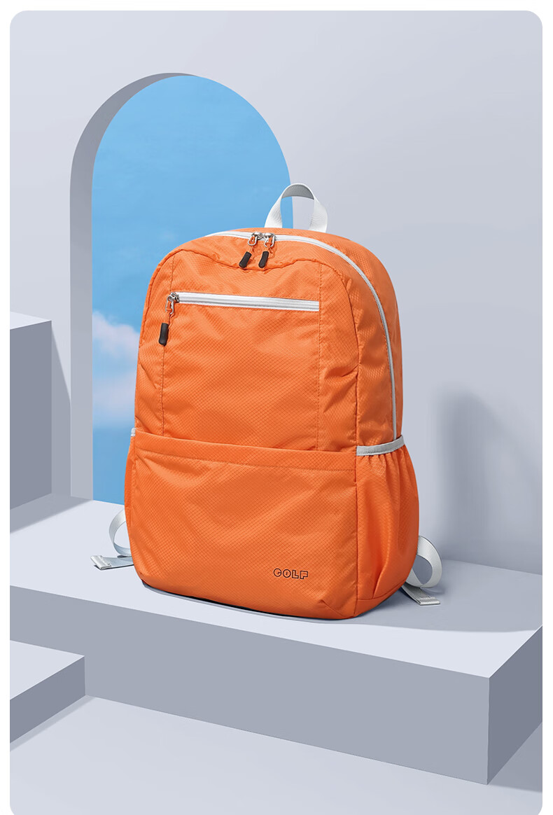 GOLF Foldable Backpack for Women And Men, Lightweight Water-Resistant Travel Bag, Outdoor Hiking Sports Fitness Pack 25