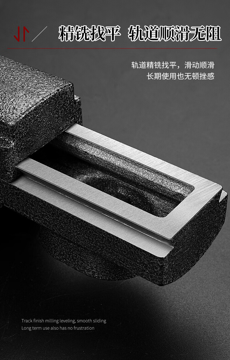 欧格达(ougeda)台虎钳小型工业级平口夹具老虎迷你台钳分形木工精密