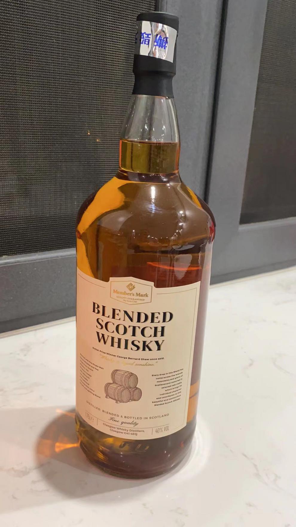 5折 山姆威士忌whiskey 山姆洋酒苏格兰调配 英国1.