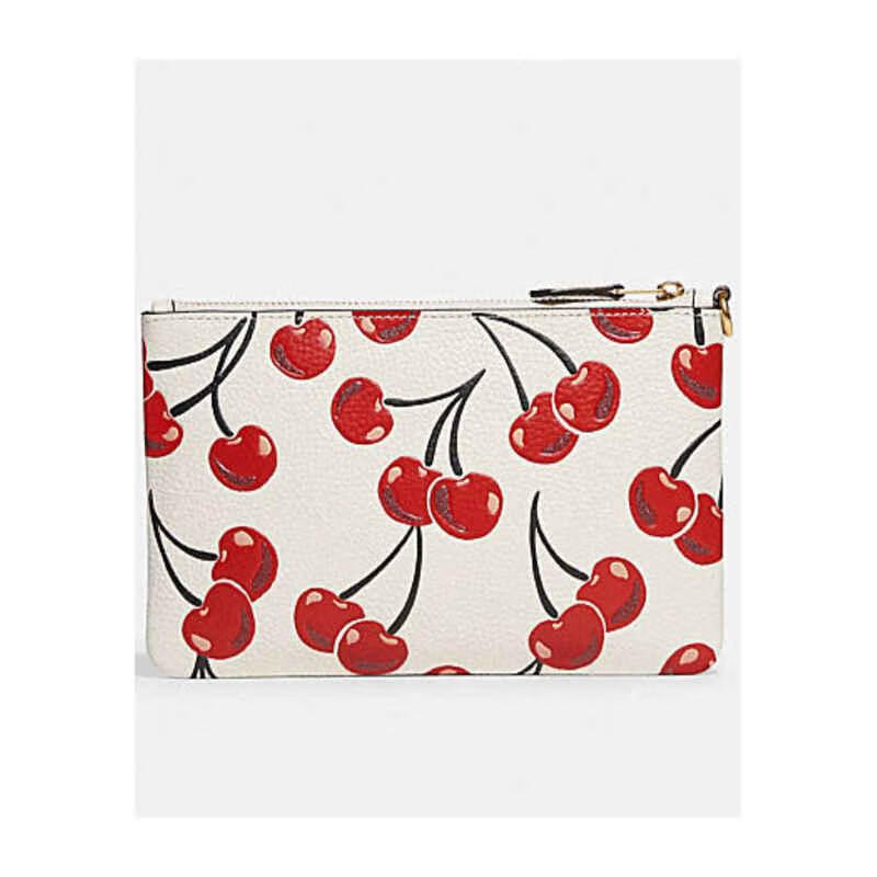 蔻驰coach 手拿包女士奢侈品小号樱桃印花工艺手拿包 b4ha uni【图片