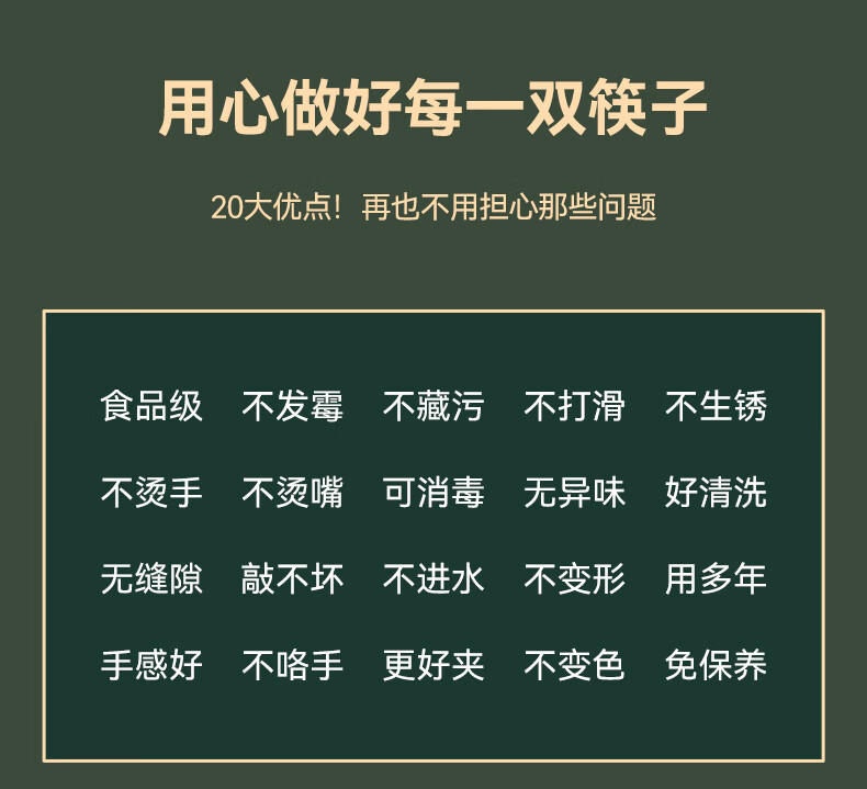 4，沃德百惠家用防滑筷子食品級抗菌316不鏽鋼筷子一人一筷高档304筷子套裝 316小熊【24cm簡裝1雙】