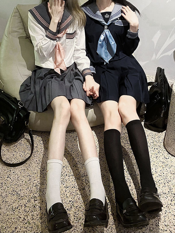 【皇冠】喵太jk原创日系jk制服套装学院风水手服长短袖学生基础款 粉