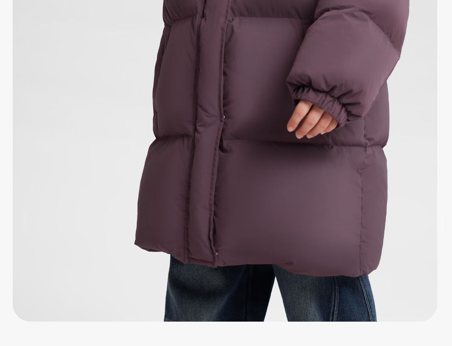 Zuo Xi Boys' Mid-Length Down Jacket Winter Warm Thickened Hooded Coat Red Size 130 New Year Outfit 55