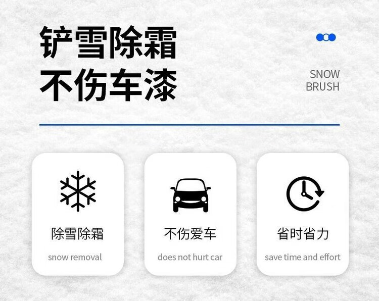 4，其他品牌車用除雪鏟汽車除冰鏟除霜鏟玻璃除雪刮雪器刮霜板清雪鏟用品 【不傷車漆】 材質陞級【1個裝】