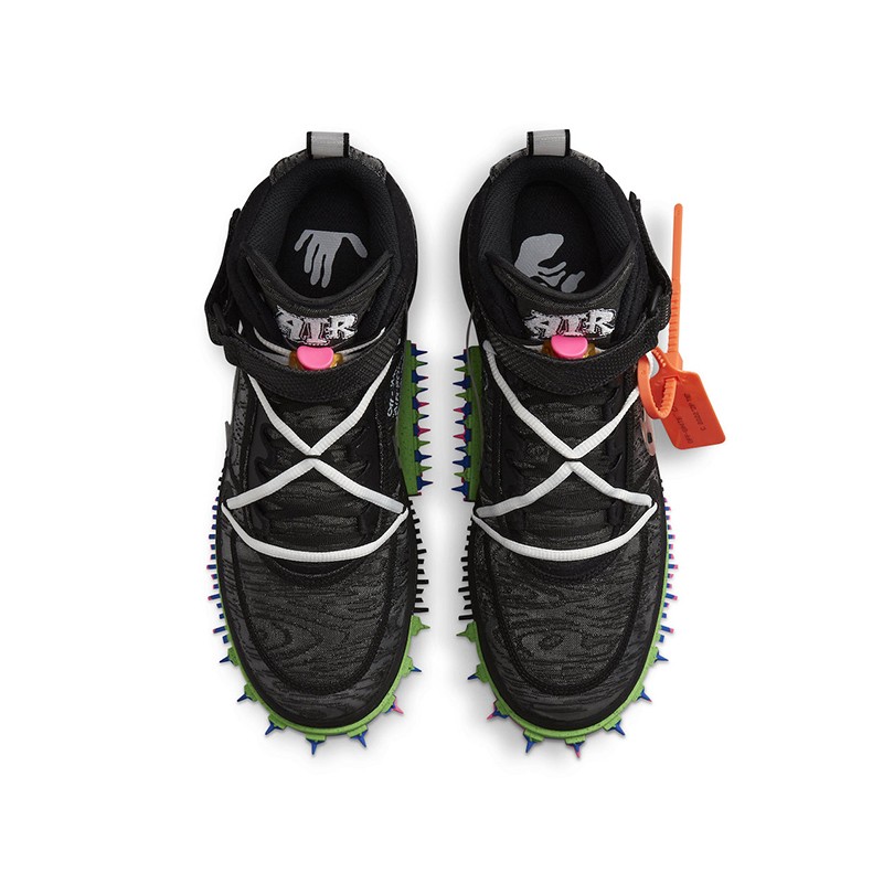 nike耐克男女鞋 air force 1 x off-white af1 ow 联名中帮休闲板鞋