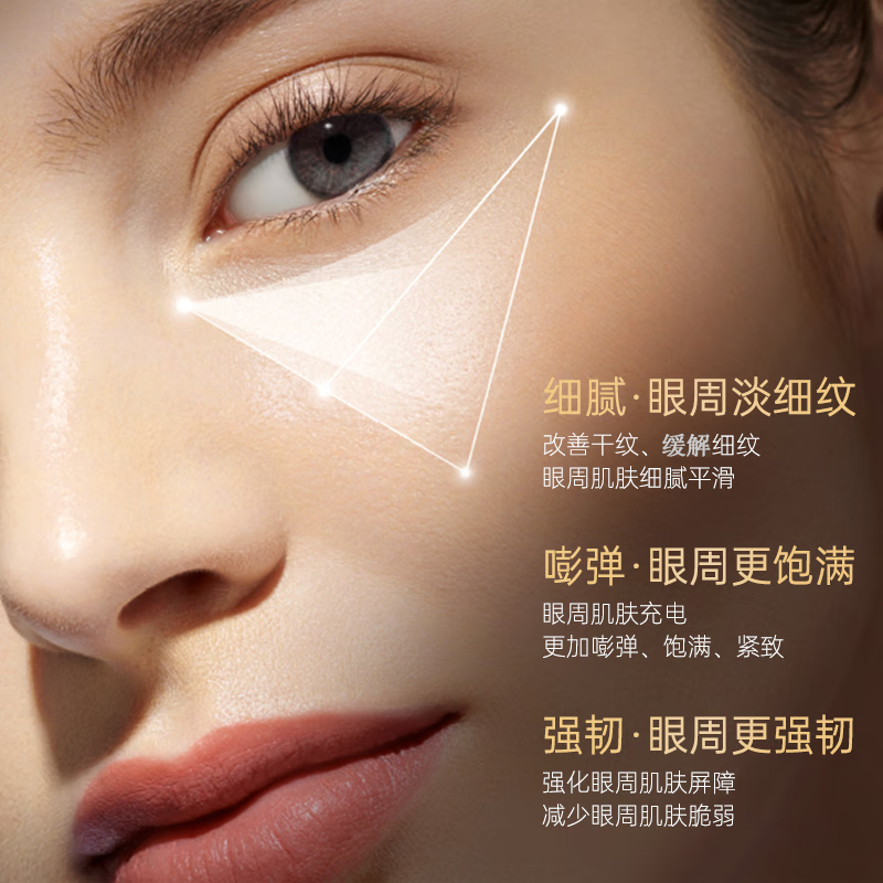白云山龙胆眼霜精华淡化细纹提拉紧致黑眼圈眼袋抗皱眼霜小棕瓶新年礼物 改善细纹 20g 【买2贈1】到手3瓶