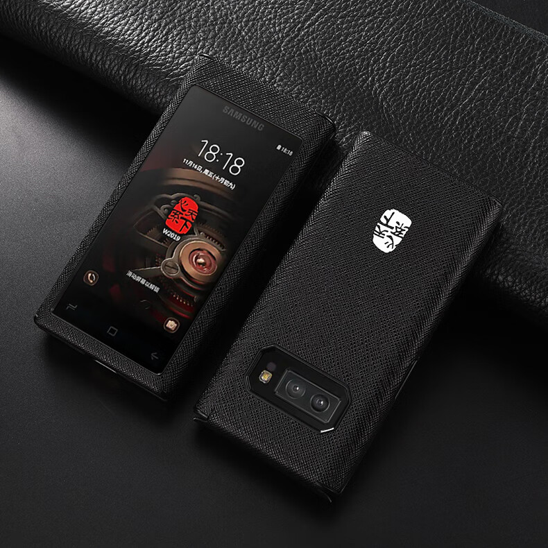 晶罡三星w2019典藏版手机壳