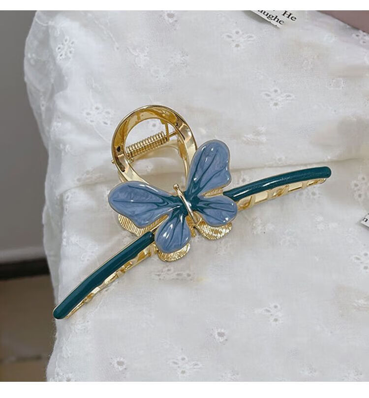 Dijing Hair Clip, High-End Hair Accessory for Women, 2026 New Style Wheat Ear Shark Clip, Back of Head Clip, Birthday Gift for Girlfriend 10