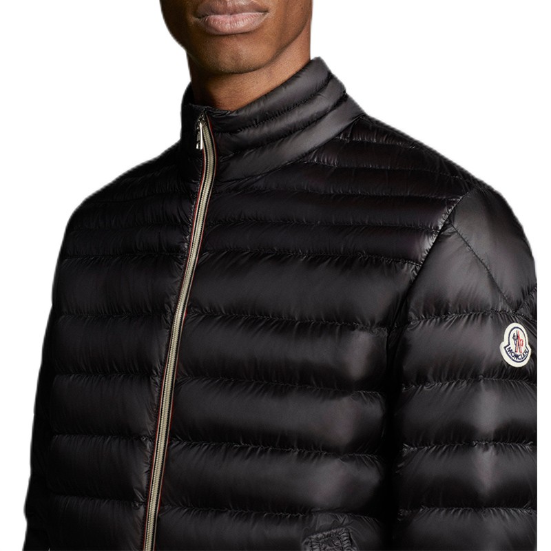 moncler/蒙口2022秋冬新款男裝daniel布丁絎縫雙拉鍊長袖羽絨服 黑色