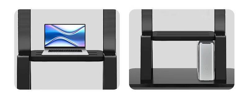 Kaiqi Mobile TV Stand 32-86 Inch Floor-Mounted Movable TV Bracket Compatible with Hisense TCL Huawei Smart Screen Xiaomi and More 6