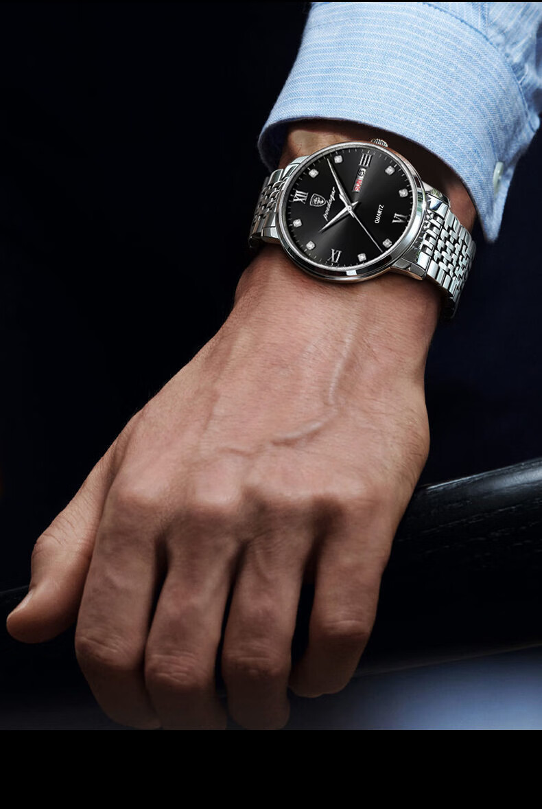 (现货速发)古浪手表 2022新款男士手表全自动机械表商务防水夜光手表