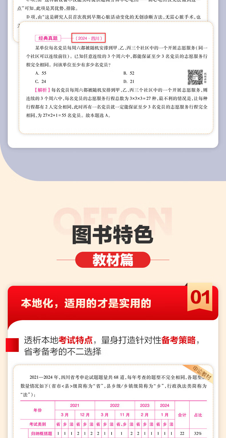 中公教育2025四川省考公务员考试用乡镇申论行测省考4本书教材历年真题试卷题库申论行测乡镇选调生等 四川定向乡镇公务员 省考4本+行测5000题10本+申论100题3本详情图片5