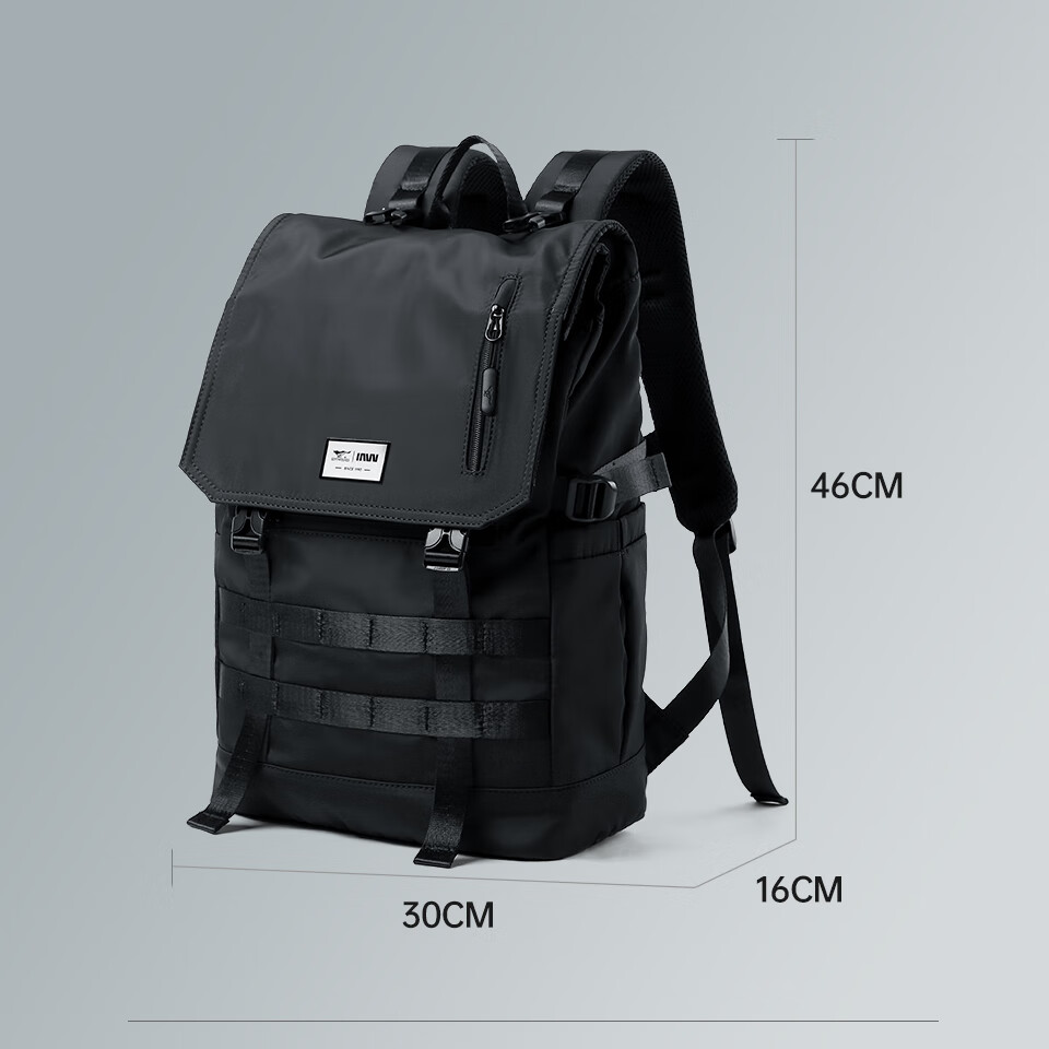 Seven Wolves Men's Large Capacity Backpack Travel Bag Outdoor Hiking Bag Business Short Trip Laptop School Bag 5