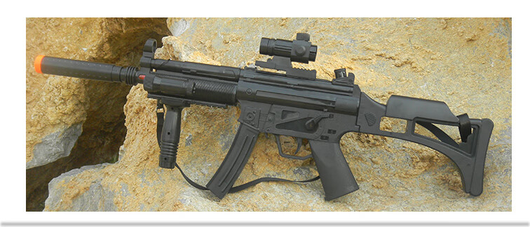 道具枪男孩玩具 机关枪95式突击枪声光震动红外电池枪 m4a1(声光枪)