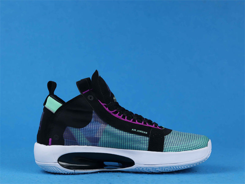 aj34纯原实战篮球鞋郭艾伦冰蓝巴黎中国年男鞋运动跑步鞋 糖果 43