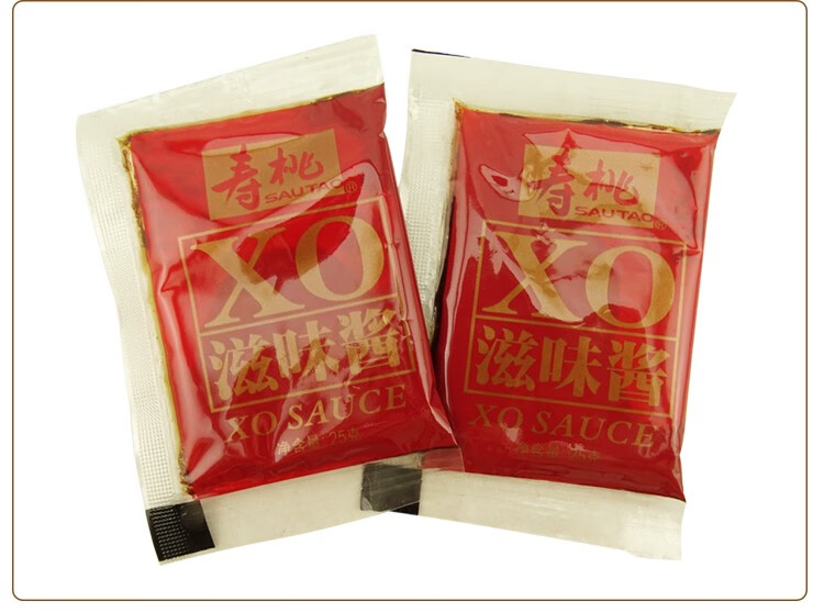 寿桃牌 xo酱25gx30包 xo滋味酱 香葱酱 麻辣酱 香辣滋味酱 口味可选