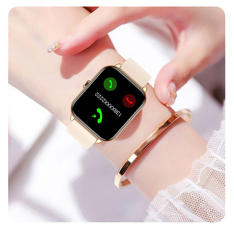 ATQ Smart Watch for Women, Bluetooth Phone Watch, Multifunctional Sports Heart Rate Monitor, New Year's Birthday Valentine's Day Gift for Girlfriend 10