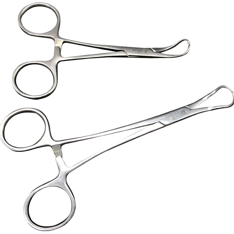 上海金钟医院医用手术室帕巾钳布帕钳11cm尖头 金钟海绵钳卵圆钳 组织