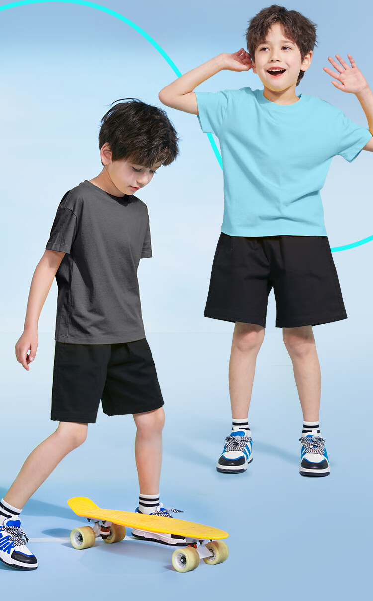 Jeanswest Boys' Summer Set, Children's Loose T-Shirt, Short-Sleeve for Older Kids, Cool-Feeling Mosquito-Repellent Pants, Girls' Summer Outfit, National Trend Clothing 4