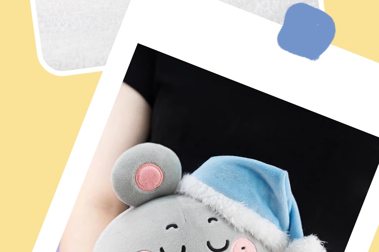 Youyou Meiji and Big Rat Mouse Story Good Mouse Sleep Plush Doll Cute Sleeping Hugging Girl Soft Toy 7