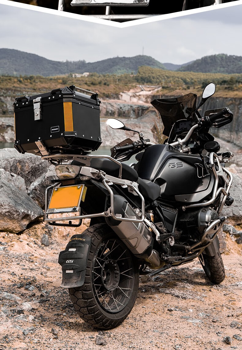 摩多狼摩托车铝合金尾箱后备箱踏板车电动车行李箱工具箱通用特大号后