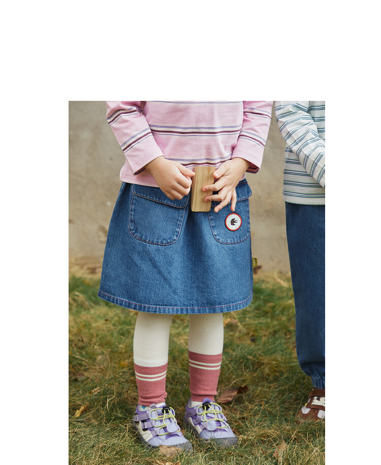 Papa Spring Children's Leggings Socks for Girls, High Elasticity Skin-Friendly Color-Block Versatile Stylish Trendy Outer Wear 17