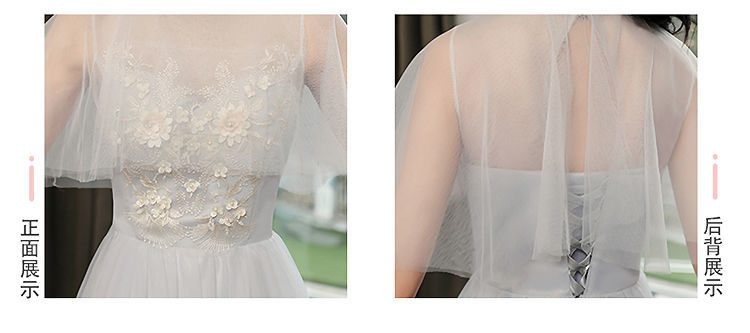 曹盾伴娘服2022新款女仙气质婚礼姐妹团显瘦毕业典礼成人礼夏季 k1长